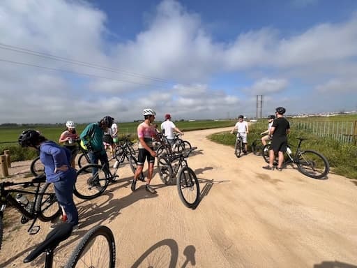 Group bike excursion